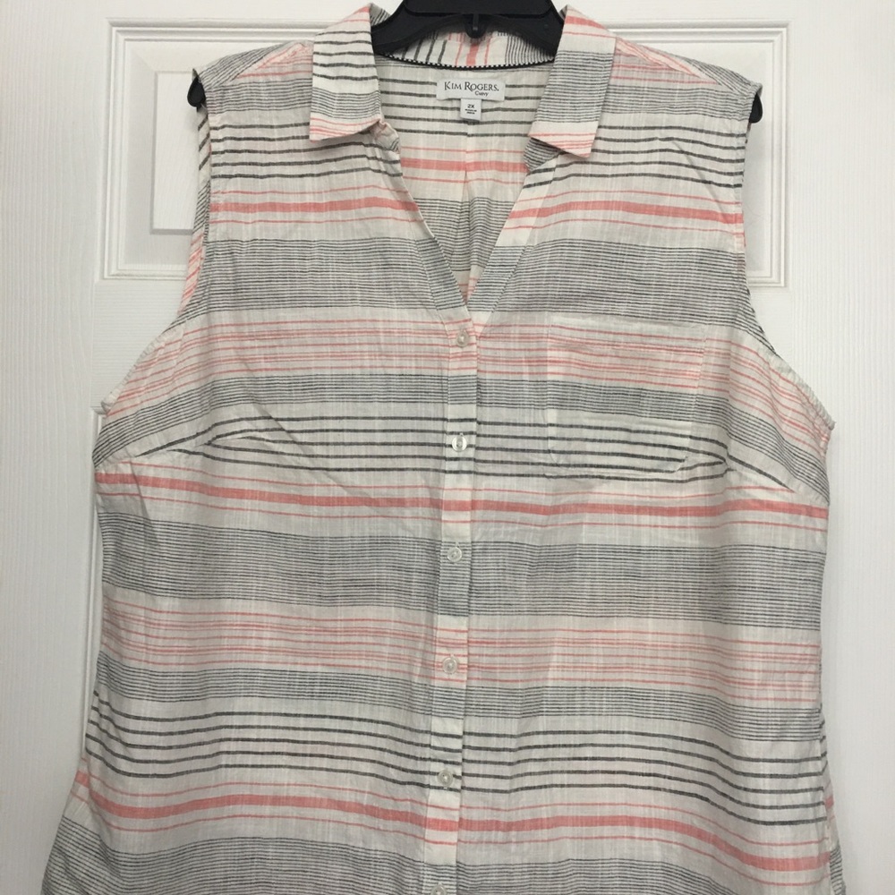 Linen Sleeveless Top
